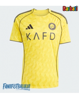 Al-Nassr Tricou Fotbal Replică 2025-26 Barbati Acasa